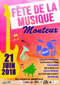Fête de la musique à Monteux. Le jeudi 21 juin 2018 à Monteux. Vaucluse.  18H30